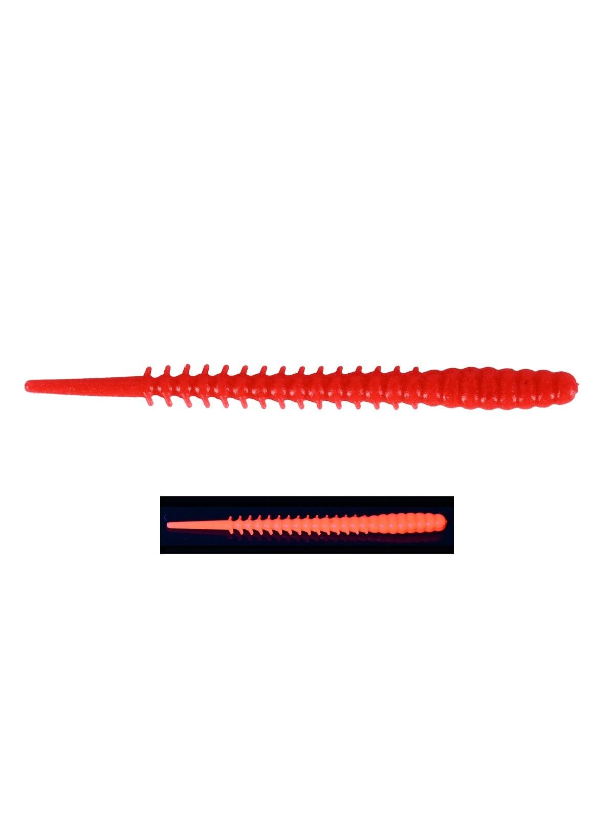 Fujin Bio Worm 6cm Floating Sıvılı Kokulu LRF Silikonu Red UV
