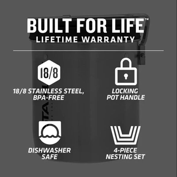 Stanley Kamp Yemek Pişirme Seti 0,70 Lt