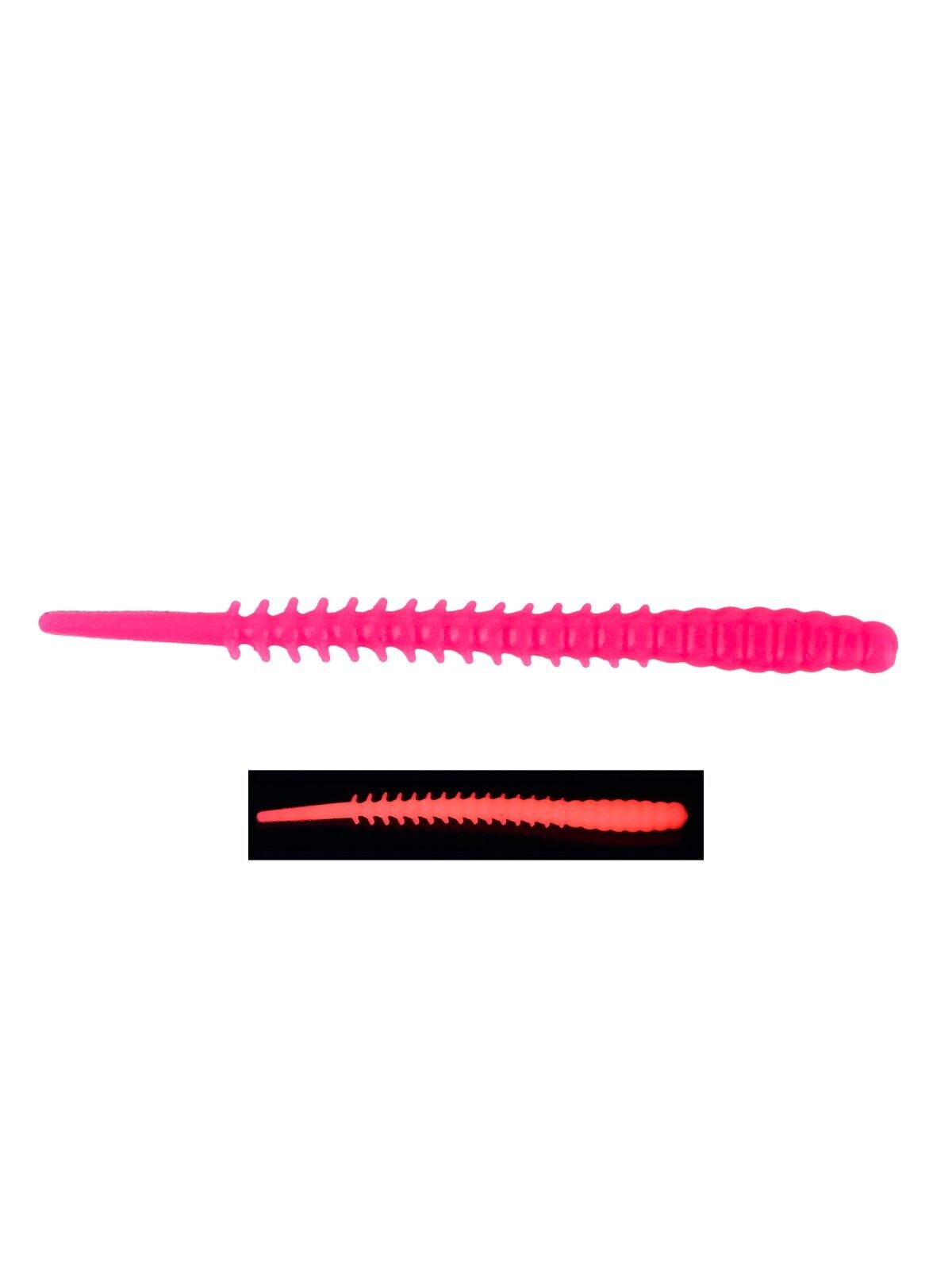 Fujin Bio Worm 6cm Floating Sıvılı Kokulu LRF Silikonu Pink Fluo UV