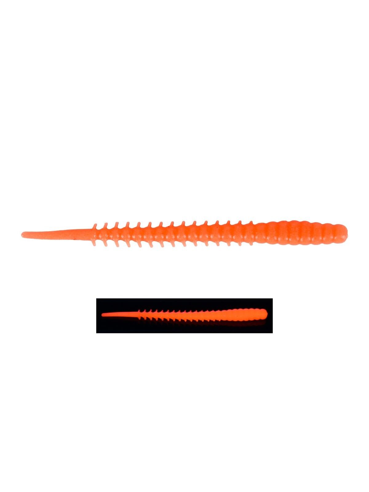 Fujin Bio Worm 6cm Floating Sıvılı Kokulu LRF Silikonu Orange Fluo UV