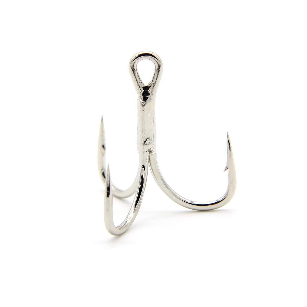 Fujin ST56 Nikel Üçlü Maket Balık İğnesi Nickel - NO:1