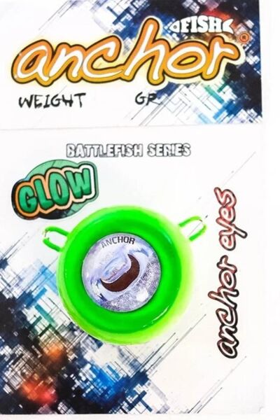 Anchor Melek Gözü [ Glowlu ] YEŞİL - 200 Gr
