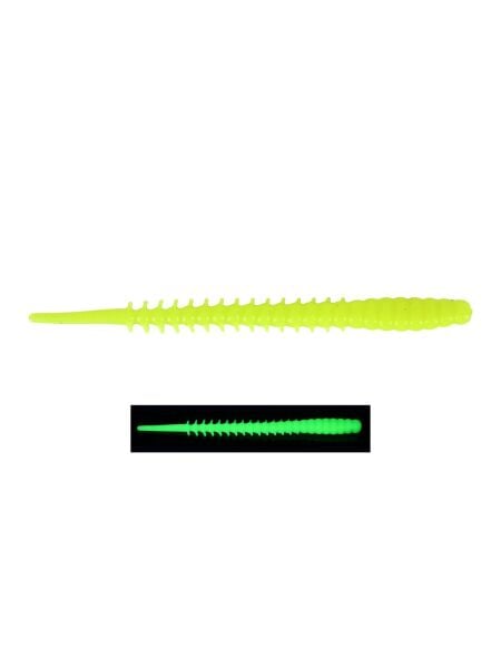 Fujin Bio Worm 6cm Floating Sıvılı Kokulu LRF Silikonu Chartreuse Fluo UV