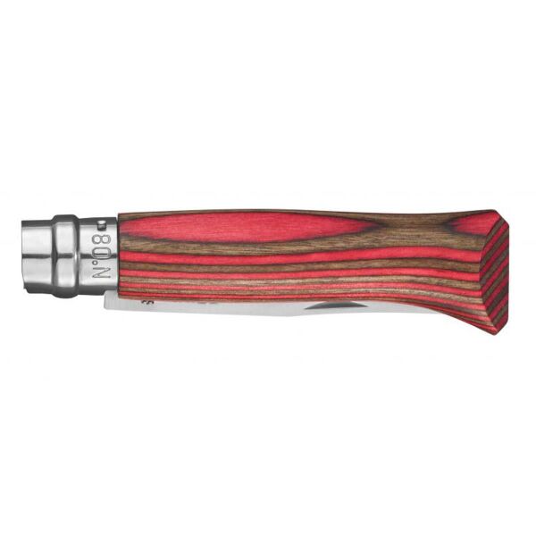 Opinel Tradition No 8 Bouleau Lamelle Rouge Paslanmaz Çelik Çakı