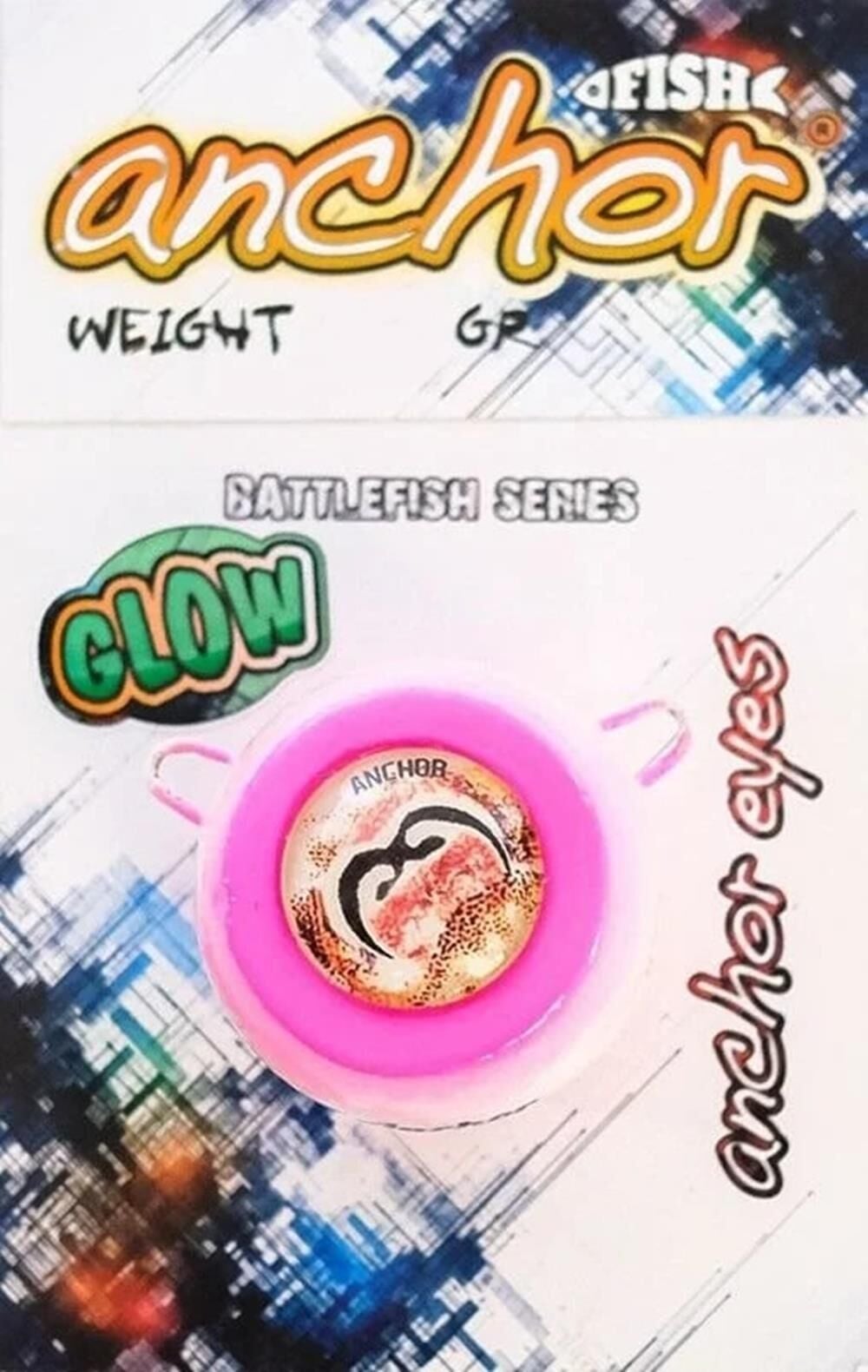 Anchor Melek Gözü [ Glowlu ] PEMBE - 100 Gr