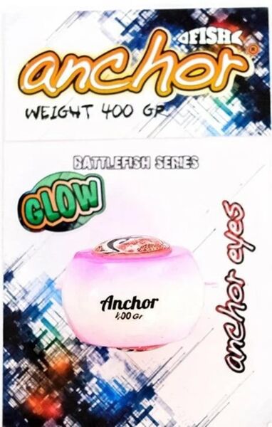 Anchor Melek Gözü [ Glowlu ] PEMBE - 200 Gr