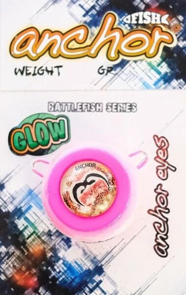 Anchor Melek Gözü [ Glowlu ] PEMBE - 200 Gr