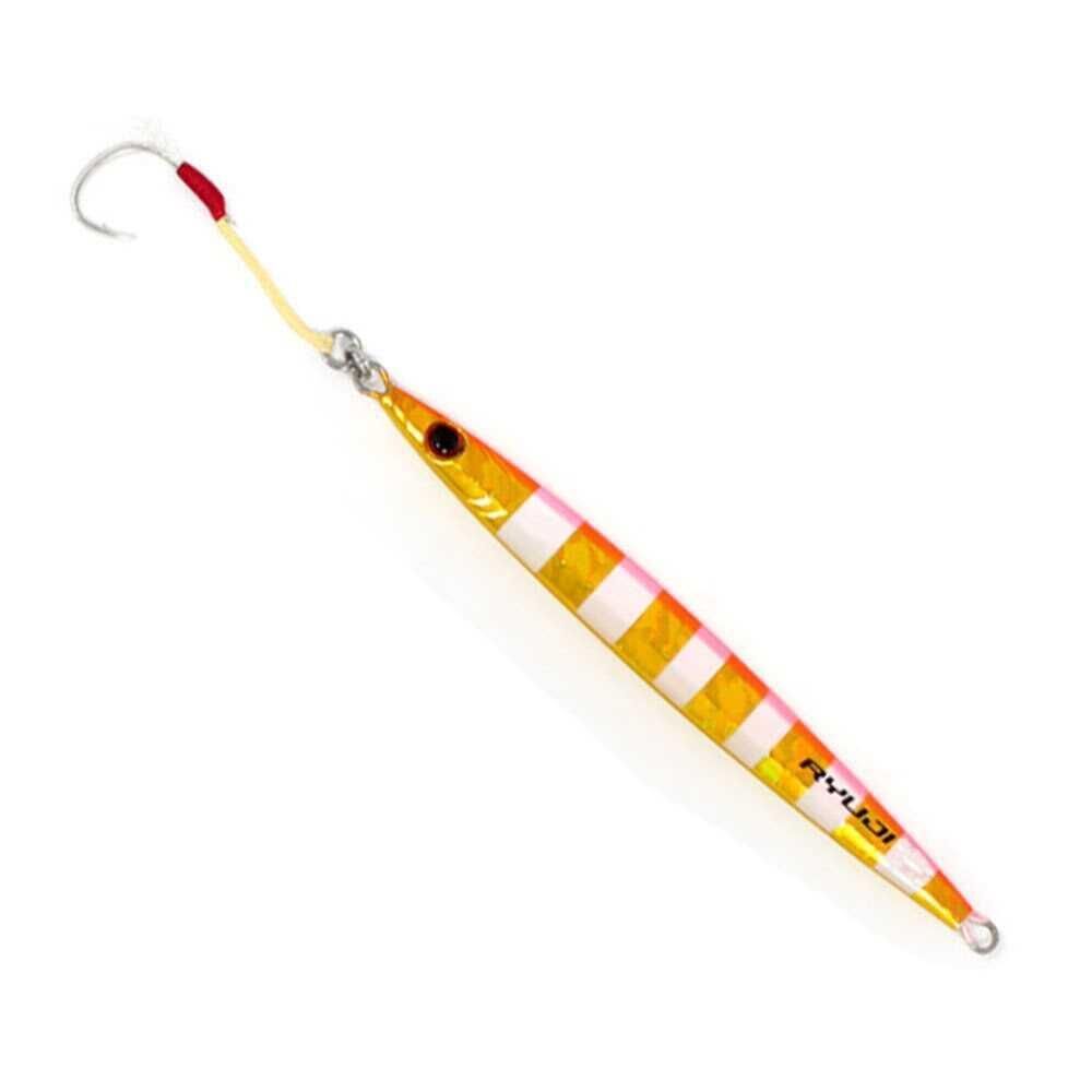 Ryuji Slim Jig Yem Gold Zebra Glow - 120 Gr