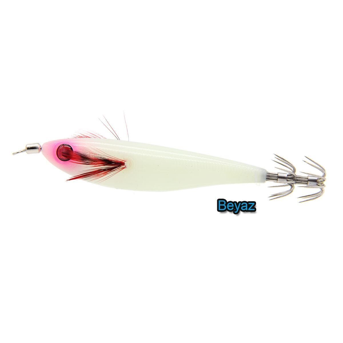 Yamashita Toto Sutte R  9.5Cm 9GR Süper Bright Kalamar Zokası BEYAZ
