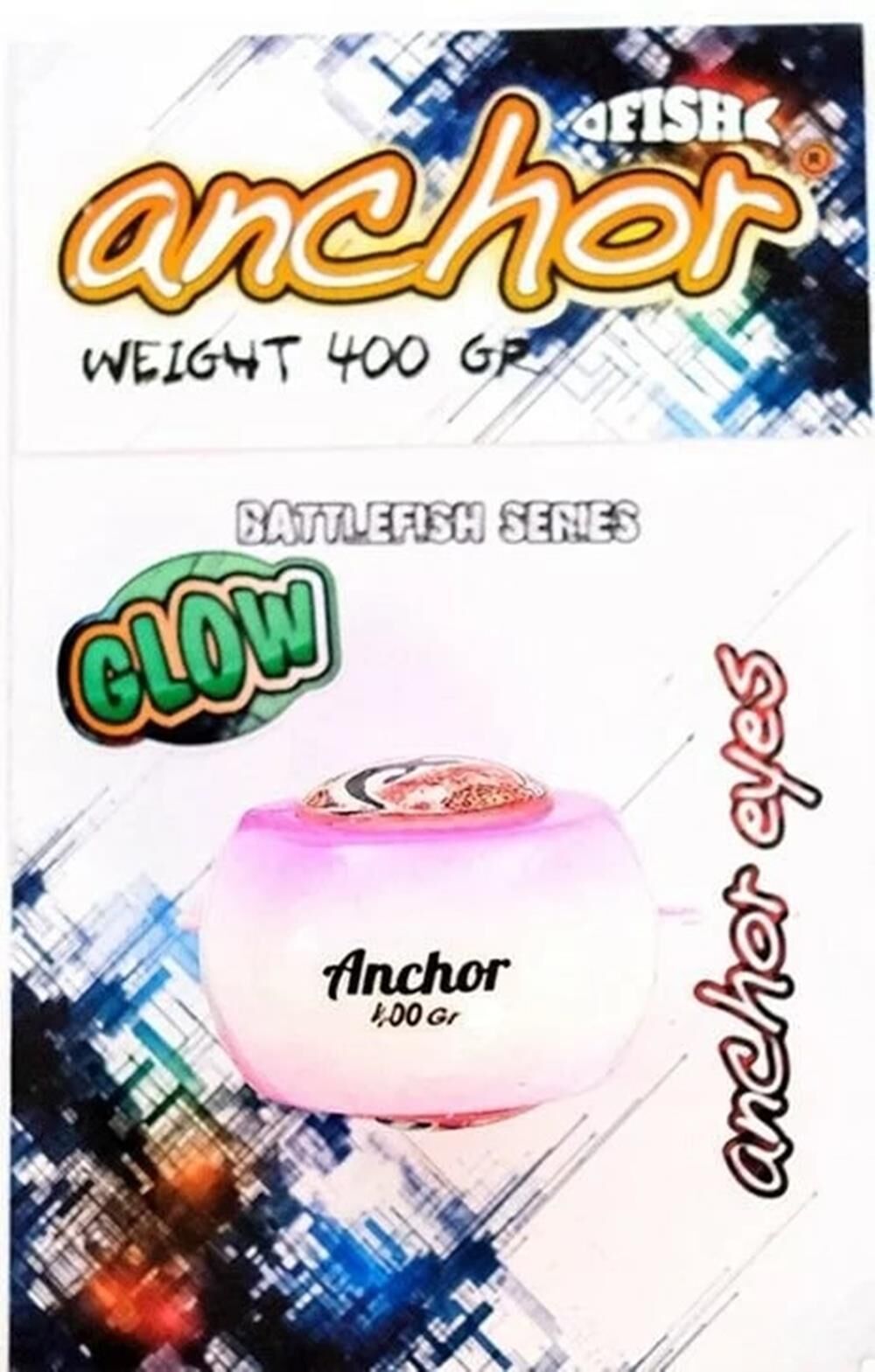 Anchor Melek Gözü [ Glowlu ] PEMBE - 130 Gr