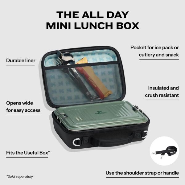 Stanley The All-Day Arista Mini Lunch Box 4 Lt BLACK