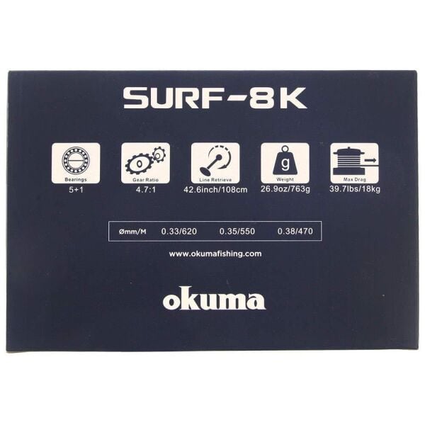 Okuma Surf-8K Olta Makinesi