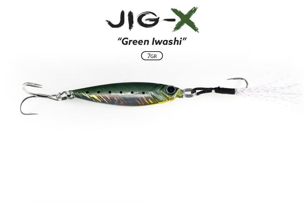 Fujin Jig-X 7 gr LRF Jig - Jig Yem Green Iwashi