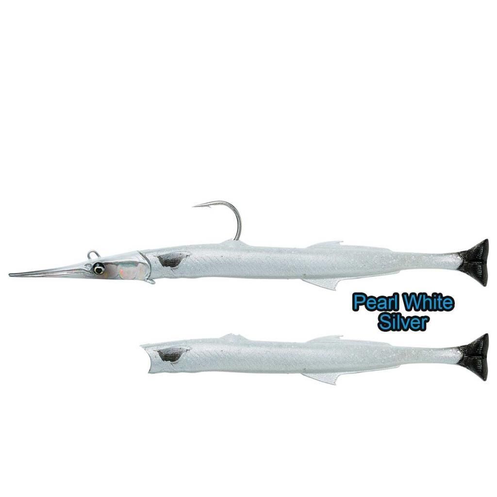 Savage Gear Needlefish Pulsetail 2+1 18cm 26gr Suni Yem Pearl White Silver