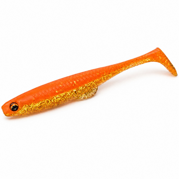 Daiwa Flat Junkie Duckfin Shad 3.5'' 9cm Slikon Yem ORANGE GOLD