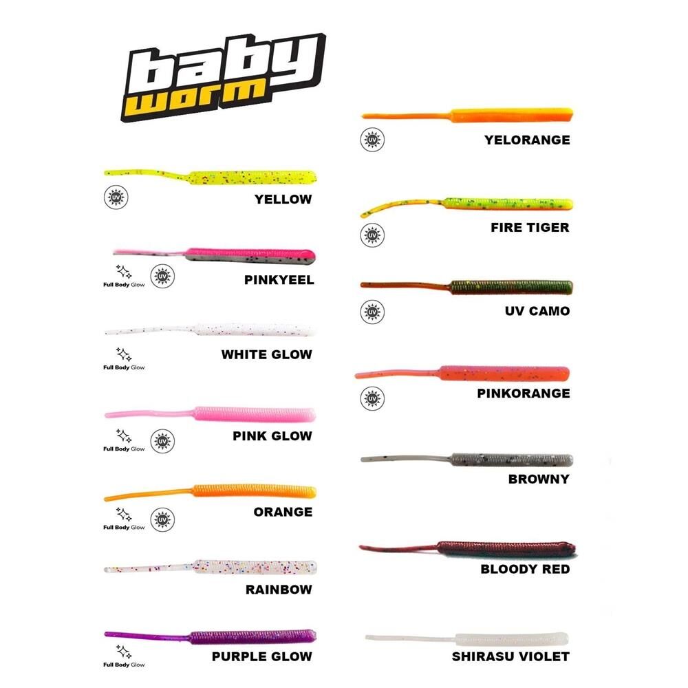 Fujin Baby Worm 5.2 Cm Floating LRF Silikon Yem