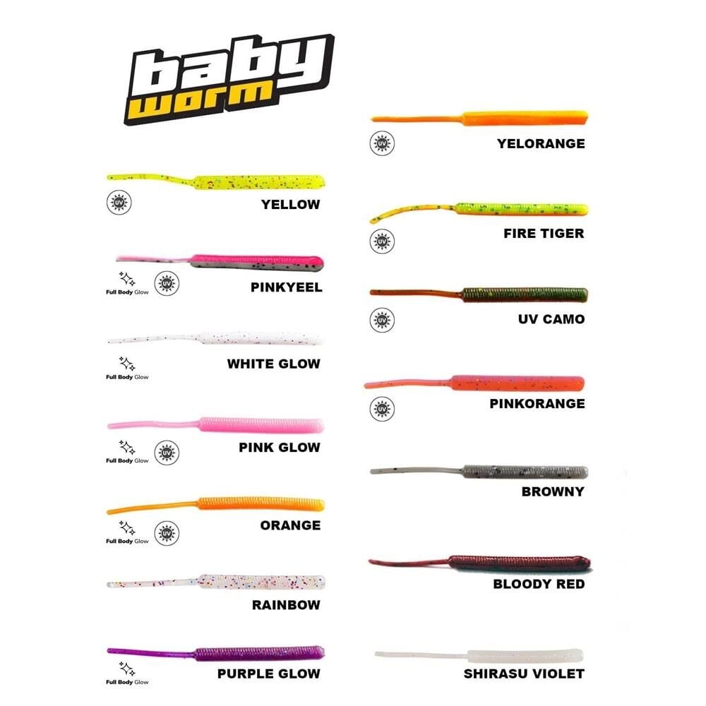 Fujin Baby Worm 5.2 Cm Floating LRF Silikon Yem