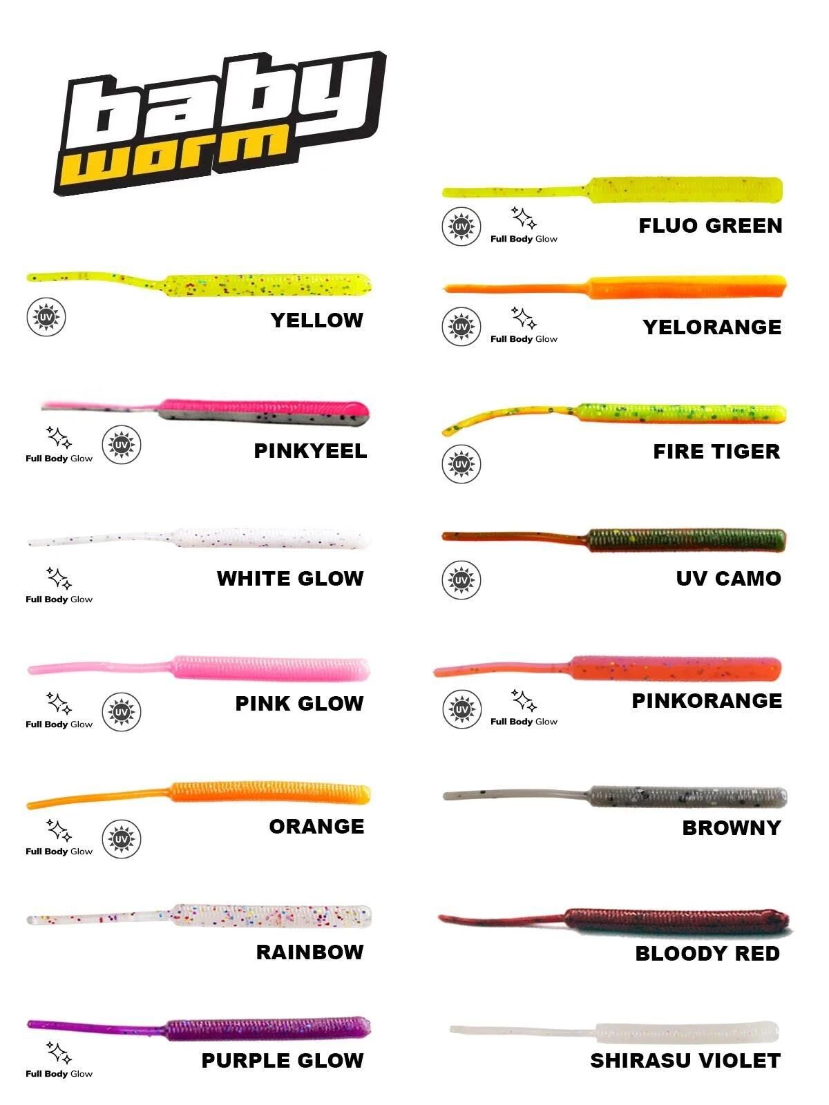 Fujin Baby Worm 5.2 Cm Floating LRF Silikon Yem