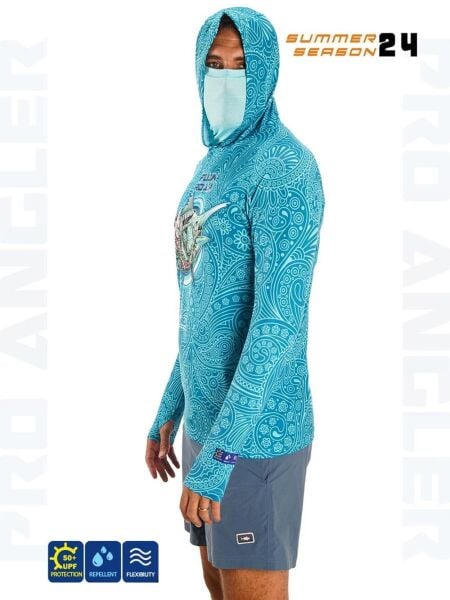 Fujin Rolla S24 Buff & Hoodie Swordfish Mint L