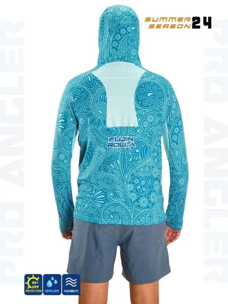 Fujin Rolla S24 Buff & Hoodie Swordfish Mint L