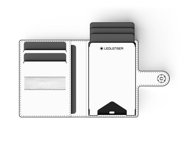 Ledlenser Lite Wallet Plus Chestnut Cüzdan+El Feneri