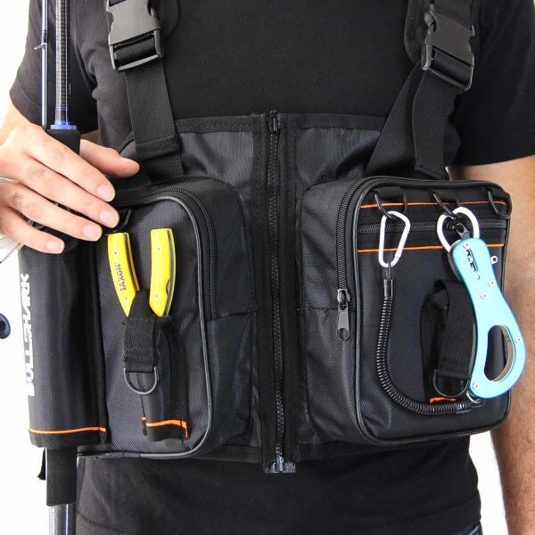 Bullshark Spin Balıkçı Yeleği Siyah