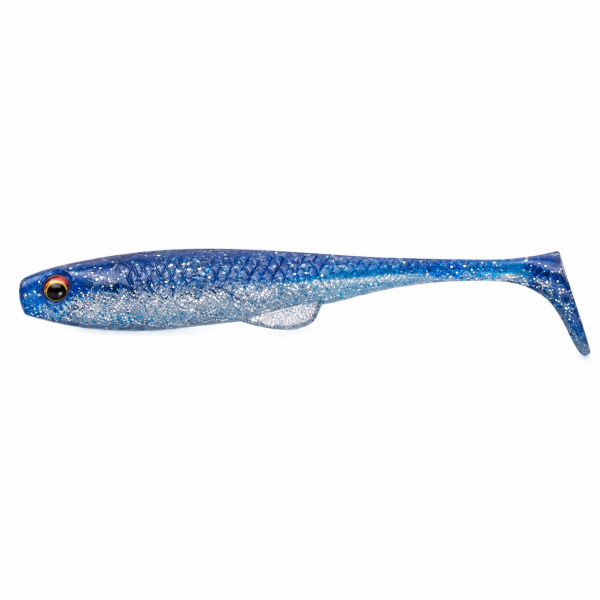 Daiwa Flat Junkie Duckfin Shad 3.5'' 9cm Slikon Yem Gold Lame Raw Sardine