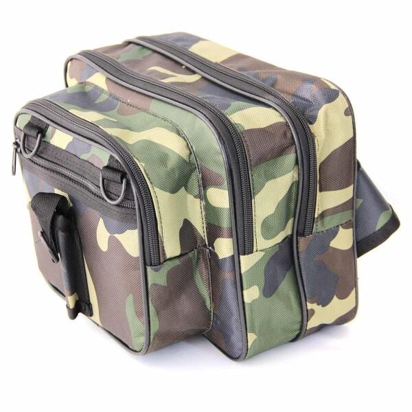 Bullshark Spin ve Lrf Çantası Kamış Takma Bantlı Kamuflaj