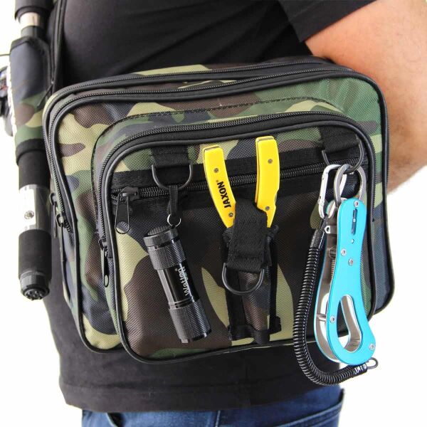 Bullshark Spin ve Lrf Çantası Kamış Takma Bantlı Kamuflaj