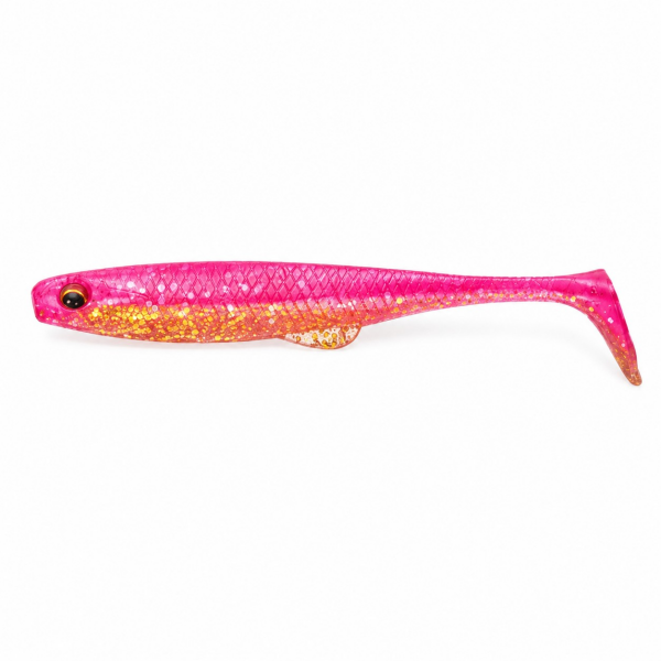 Daiwa Flat Junkie Duckfin Shad 3.5'' 9cm Slikon Yem Pink Gold