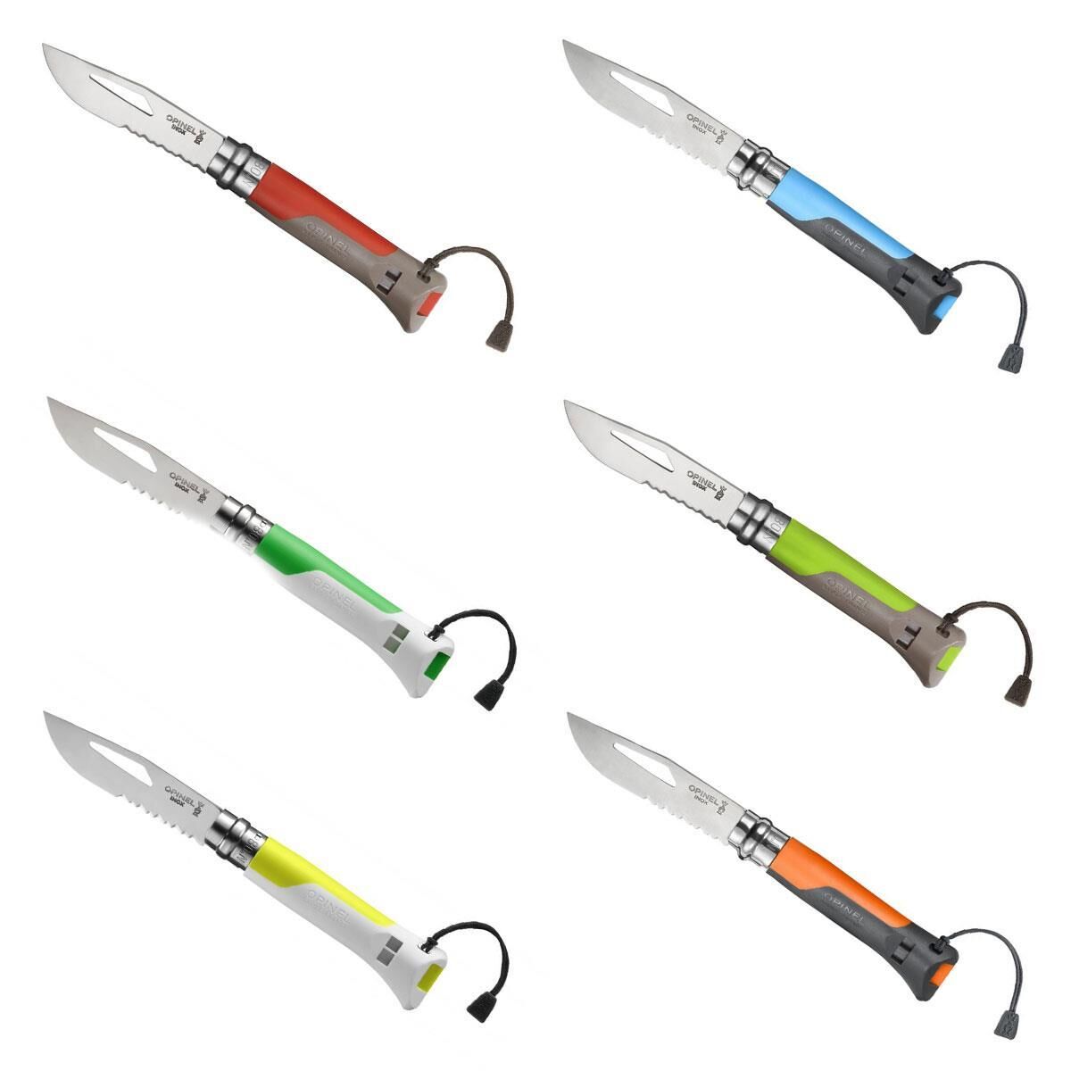 Opinel Inox No 8 Outdoor Paslanmaz Çelik Çakı SARI/BEYAZ