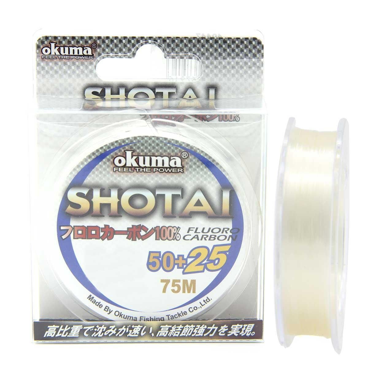 Okuma Shotai FluoroCarbon Olta Misinası 75mt 0,285 mm