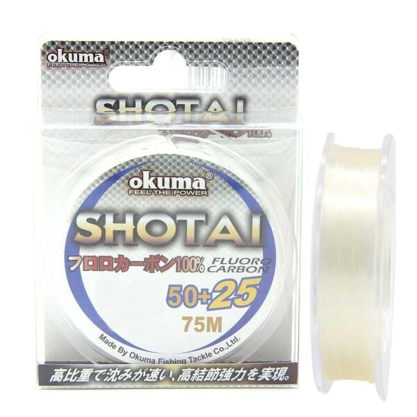 Okuma Shotai FluoroCarbon Olta Misinası 75mt 0,33 MM