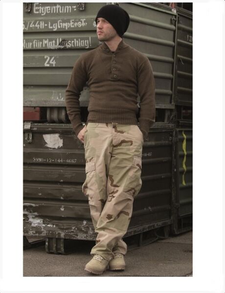 Sturm US BDU Feldhose Pantolon Çöl Kamuflaj XL