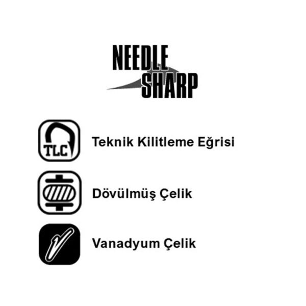 Vmc ReDenteX Back Olta İğnesi Black Nickel - NO:3/0