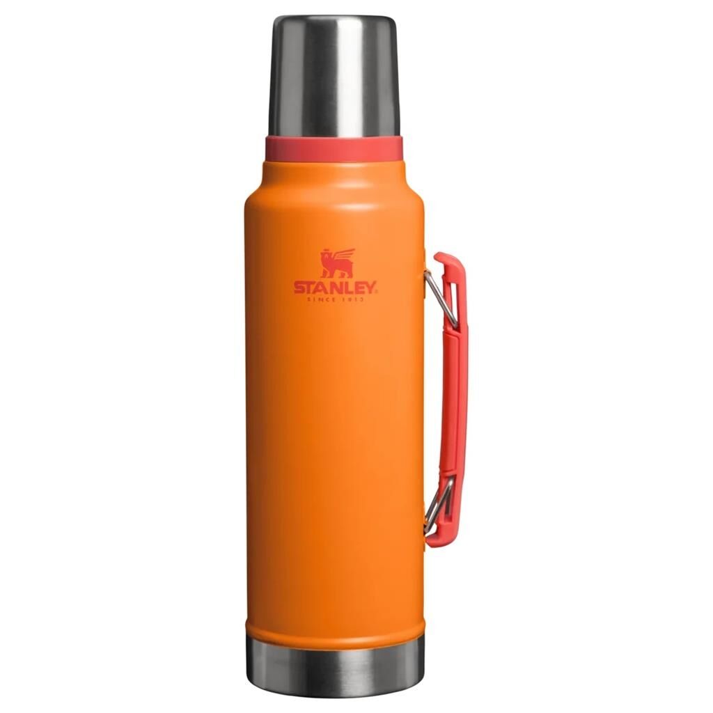 Stanley Classic Vacuum Stainless Steel Thermos 1.4 LT Goldenrod Coral