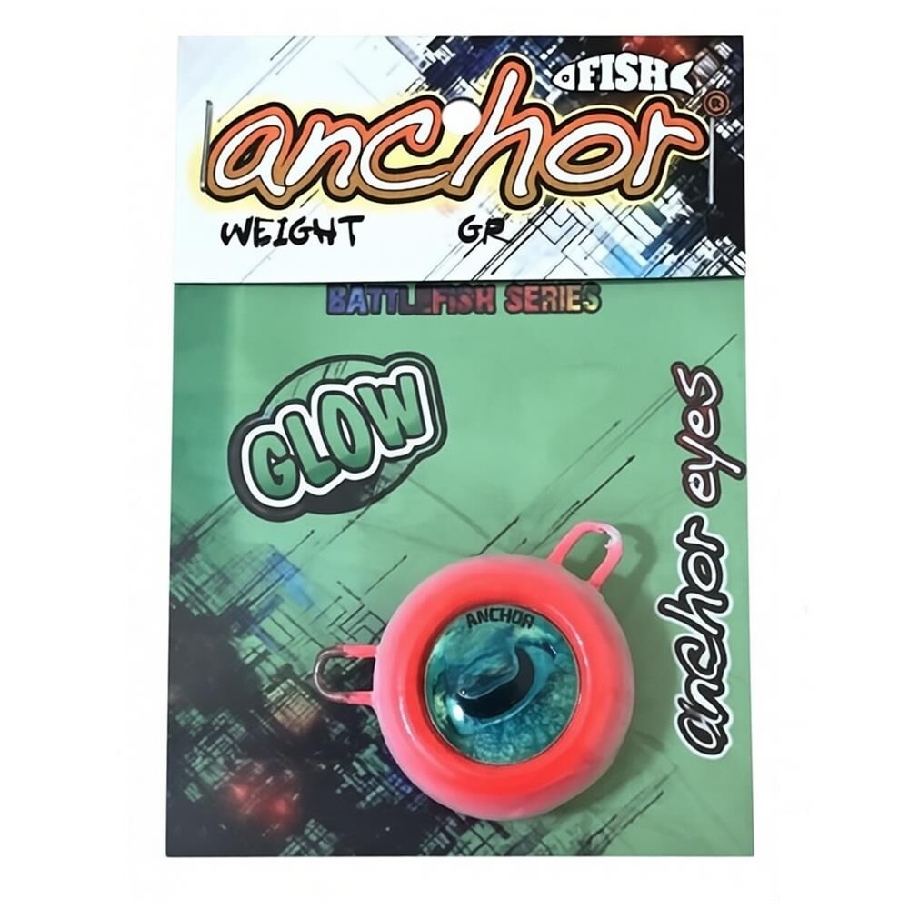 Anchor Melek Gözü [ Glowlu ] KIRMIZI - 200 Gr