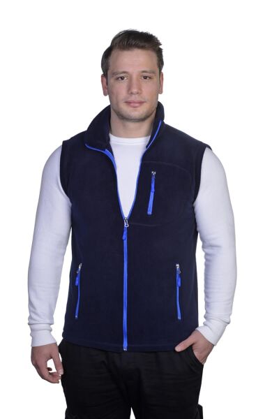 North Trace Hurricane Erkek Polar Yelek LACİVERT - S