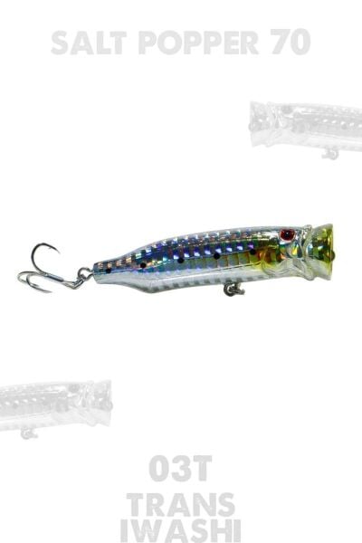 Fujin Salt Popper 70 mm 9.5 gr Su Üstü Maket Balık 188