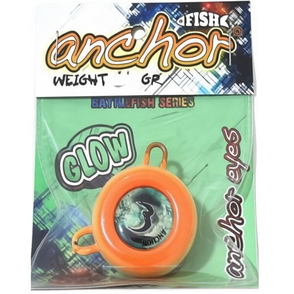 Anchor Melek Gözü [ Glowlu ] TURUNCU - 130 Gr