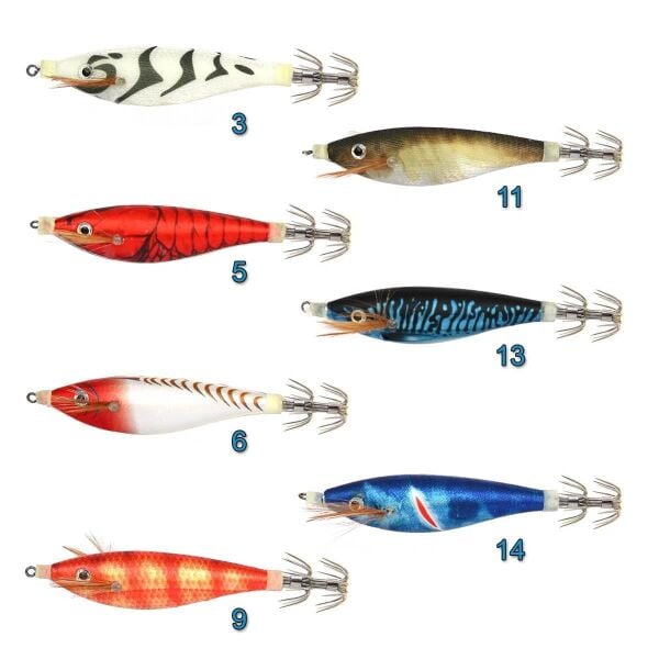 Captain Kalamar Zokkaa Toto Squid 7cm Kalamar Zokası 13