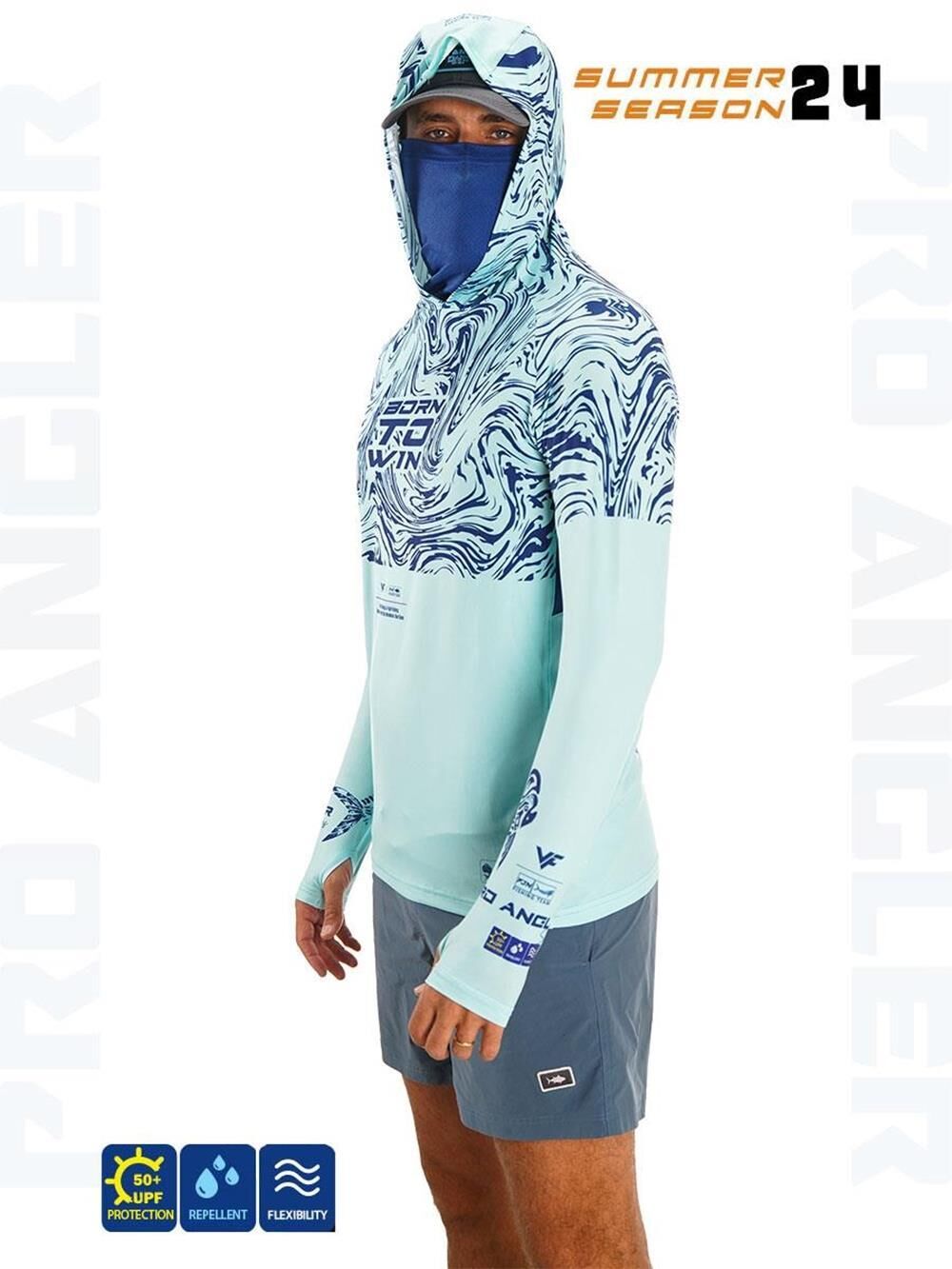 Fujin Pro Angler S24 Buff & Hoodie Izohips Mint L