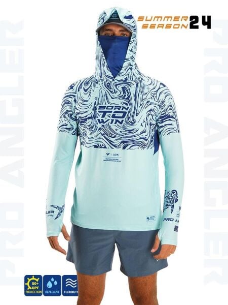 Fujin Pro Angler S24 Buff & Hoodie Izohips Mint S