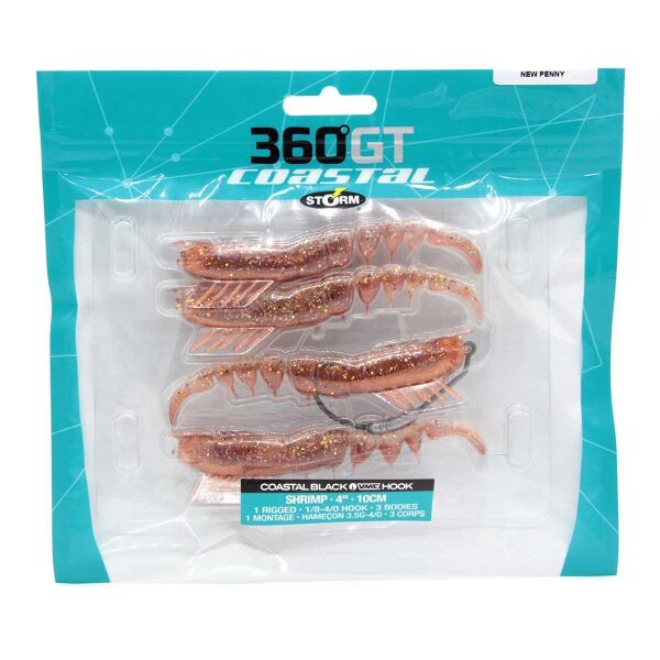 Storm 360GT Coastal Black Shrimp 10cm Jig Silikon Karides Yem