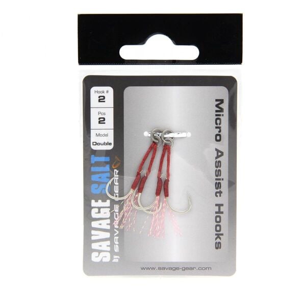 Savage Gear Micro Assist Hooks Olta İğnesi Double 2