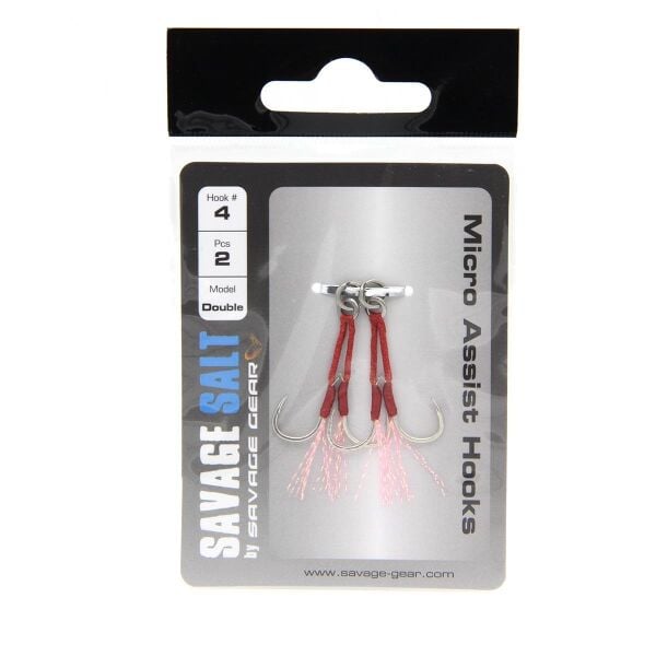 Savage Gear Micro Assist Hooks Olta İğnesi Double 2