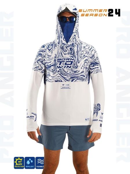 Fujin Pro Angler S24 Buff & Hoodie Izohips Navy M