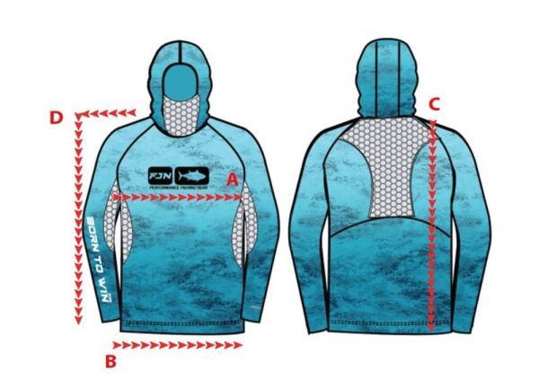 Fujin Pro Angler S24 Buff & Hoodie Izohips Navy S