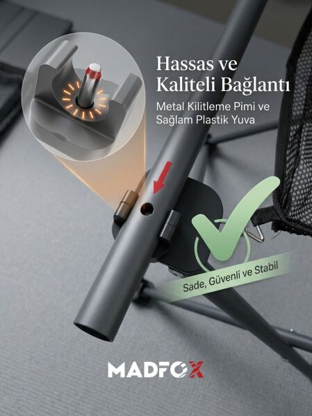Madfox Apex Katlanabilir Alüminyum Kamp Masası (2 Kişilik)