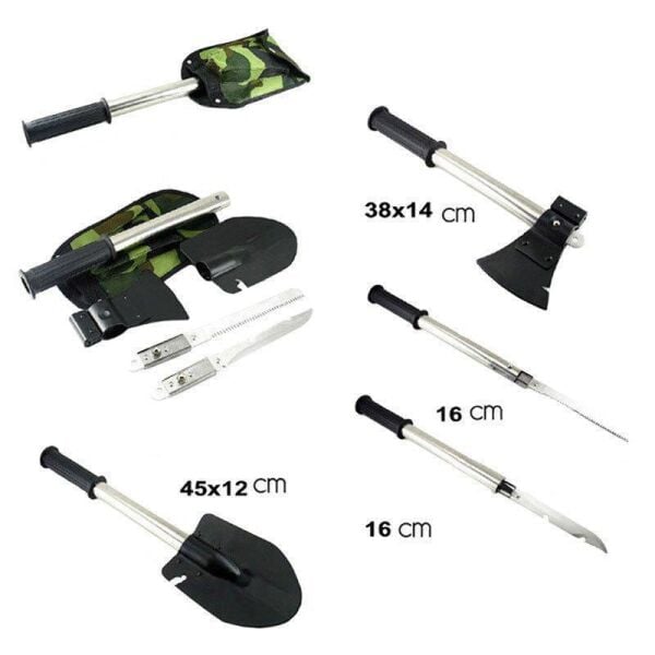 Square X-14 Kürek Set (Balta-Bıçak-Testere)